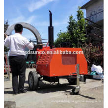 PTO Wood Chipper on farm tractor